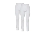 Kalesony - LIVERGY® Kalesony męskie długie z rozporkiem, 2 pary (M, Biały) - miniaturka - grafika 1