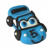 Dodatki do ciast w proszku - Figurka cukrowa na tort auto samochód ozdoby na tort dekoracje urodzinowe - miniaturka - grafika 1