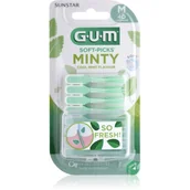 Szczoteczki międzyzębowe - GUM Gumowe szczoteczki międzyzębowe SoftPicks Comfort Flex Mint 40 szt - miniaturka - grafika 1