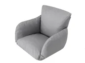 Poduszki ogrodowe - Poduszka na fotel wiszący, Barry, Popiel Oxford - miniaturka - grafika 1