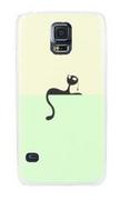 Etui i futerały do telefonów - Desing Samsung Galaxy S5 Kot Z Myszką - miniaturka - grafika 1