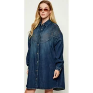 Sukienki - DONDUP - made in Italy Jeansowa sukienka - miniaturka - grafika 1