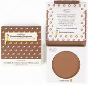 Bronzery i konturowanie twarzy - the Balm Sustainably Gorgeous Bronzer & Contour Single Bronzer Sunburst #3 - miniaturka - grafika 1