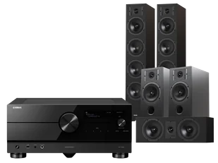 Kino domowe Yamaha RX-A8A (czarny) + Diva 6 + 3 + 7 (czarny) - Kino domowe - miniaturka - grafika 1