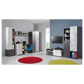 Zestawy mebli dla dzieci - Zestaw Mebli Młodzieżowych B Tablo Enigma Meblar Grafit, Enigma - miniaturka - grafika 1