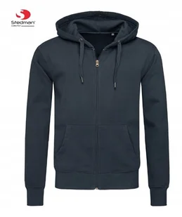 Rozpinana Bluza Męska z Kapturem SUPER JAKOŚĆ STEDMAN 5610 GRANAT Rozm. XL - Bluzy męskie - miniaturka - grafika 1