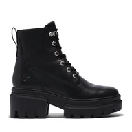 Półbuty damskie - Damskie Buty zimowe TIMBERLAND EVERLEIGH BOOT 6IN LACEUP TB0A41S70151 – Czarny - miniaturka - grafika 1