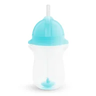 Kubki dla dzieci - Munchkin Tip&Sip kubek ze słomką niebieski 296 ml - miniaturka - grafika 1
