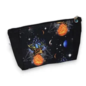 Kosmetyczki, organizery i kuferki - Kosmetyczka damska organizer do torebki etui saszetka do torby kosmos renifer - miniaturka - grafika 1