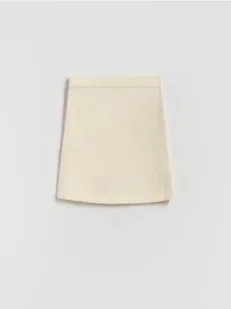 Reserved - Dzianinowa spódnica - złamana biel - Swetry dla dziewczynek - miniaturka - grafika 1