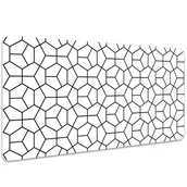 Podkładki na biurko - Podkładka ochronna Geometryczne kształty 100x50 cm, Dywanomat - miniaturka - grafika 1