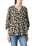 Bluzki damskie - Seidensticker Bluzka damska, zielony, 34 PL - miniaturka - grafika 1