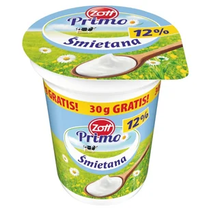 Zott Primo Śmietana 12 % 360 g - Śmietana - miniaturka - grafika 1