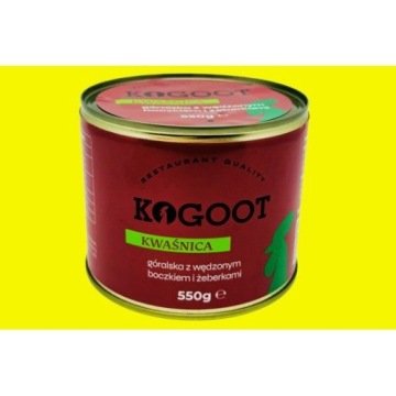 Kogoot Kwaśnica góralska z wędzonym boczkiem i żeberkami 550g