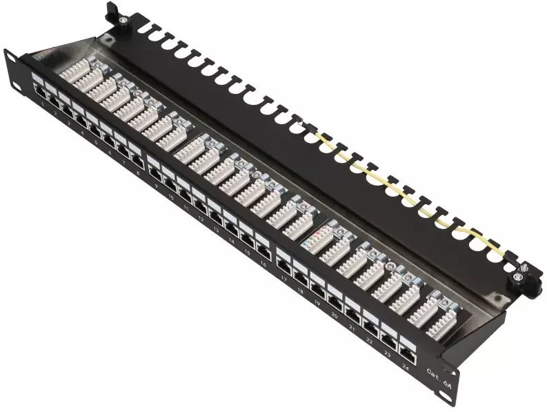 Extralink CAT6A STP Patchpanel 24 porty EX.28266