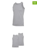 Koszulki męskie - Fila Podkoszulki (2 szt.) w kolorze szarym - miniaturka - grafika 1