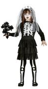 Stroje karnawałowe - Guirca Dla panny młodej szkielet kostium na Halloween dla dzieci dziewczynki Halloween kostium rozm. 110  146, 140/146 - miniaturka - grafika 1