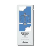 Szampony do włosów - Davines, Rebalancing Shampoo, Szampon przeciwdziałający nadmiernej produkcji sebum, 12 ml - miniaturka - grafika 1