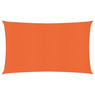 vidaXL Żagiel przeciwsłoneczny, 160 g/m, pomarańczowy, 2x5 m, HDPE 311671 - Parasole ogrodowe - miniaturka - grafika 1