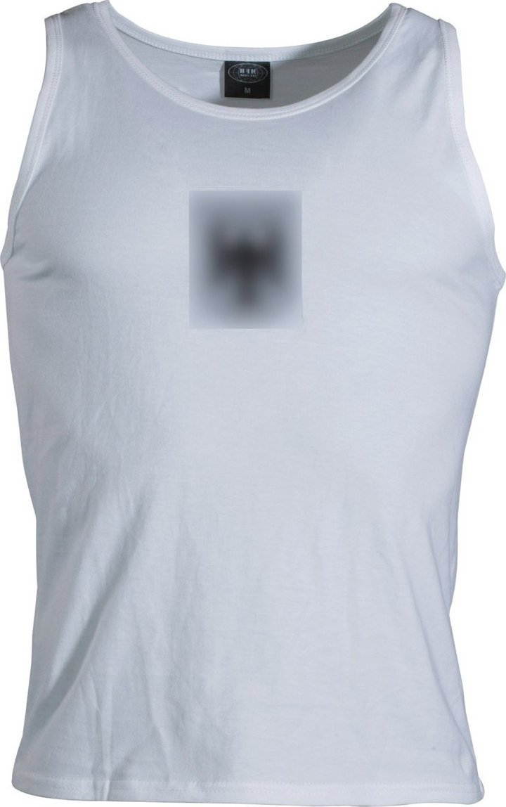 MFH Koszulka US Tank-Top mit Adler biały 170 g L