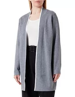 Swetry damskie - usha BLACK LABEL Kardigan damski, szary, XS-S - miniaturka - grafika 1