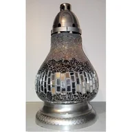 Lampiony i znicze - Znicz Witraż Mini Karafka czarny Ilumini - miniaturka - grafika 1