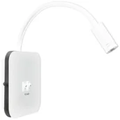 Lampy ścienne - Milagro Kinkiet biały metal akryl BASE ML6351 - miniaturka - grafika 1