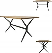 Stoły - kontrast Stół prostokątny kuchnia jadania ELIO 160x90x75 dąb - miniaturka - grafika 1