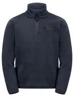 Kurtki i płaszcze dla chłopców - Jack Wolfskin Taunus półzamek błyskawiczny K, niebieski, 92 - miniaturka - grafika 1