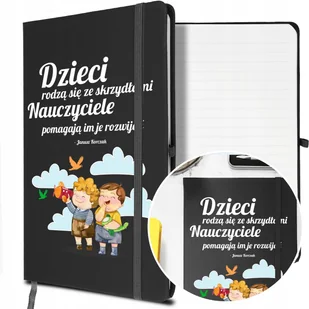 NOTES A5 z Gumką Prezent dla PRZEDSZKOLANKI Wzory - Notesy i bloczki - miniaturka - grafika 1