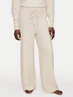 Spodnie damskie - Triumph Spodnie materiałowe Amourette Cozy 10225058 Écru Regular Fit - miniaturka - grafika 1