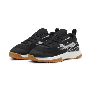 Buty do sportów halowych Varion II PUMA Black Cool Light Gray Gum Beige - Buty dla dziewczynek - miniaturka - grafika 1