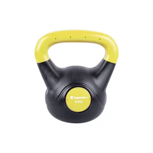 InSportLine Hantla bitumiczna Kettlebell Dark 6 kg 1IN-10735 - Kettlebell - miniaturka - grafika 1