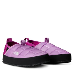 Kapcie The North Face Thermoball Traction Mule II NF0A39UX8I51 Różowy - Buty dla dziewczynek - miniaturka - grafika 1
