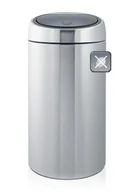 Kosze na śmieci - Brabantia Kosz na śmieci Touch Bin Deluxe 45l stal matowa FPP - miniaturka - grafika 1