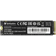 Dyski SSD - Dysk SSD wewnętrzny Verbatim wewnętrzny NVMe, 2000GB, GB, Vi3000 M.2, 49376, 3300 MB/s-R, 3000 MB/s-W - miniaturka - grafika 1