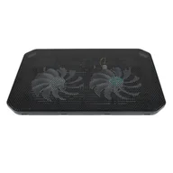 Chłodzenie procesora - Chłodziarka do laptopa z 7 regulacjami, diodami LED i niskim poziomem hałasu - miniaturka - grafika 1