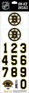 Numery na kasku Sportstape  ALL IN ONE HELMET DECALS - BOSTON BRUINS - Hokej - miniaturka - grafika 1