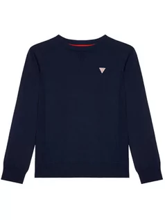 Swetry dla chłopców - Guess Sweter L0YR03 Z2VV0 Granatowy Regular Fit - grafika 1