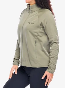 Bluza polarowa damska Marmot Leconte Fleece Jacket - vetiver - Bluzy damskie - miniaturka - grafika 1