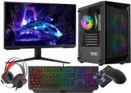 Zestawy komputerowe - Gaming Set Ryzen 7 5700G 32GB RX VEGA SSD 1TB WiFi Win 11 LCD 24" 180Hz VI2596 - miniaturka - grafika 1
