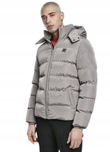 Urban Classics Kurtka Męska Szara na Zamek z Kapturem M Jyb