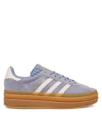 Buty dla dziewczynek - adidas Sneakersy Gazelle Bold JQ1297 Fioletowy - miniaturka - grafika 1