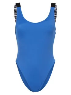 Calvin Klein - Damski strój kąpielowy  z wypełnieniem, niebieski - Stroje kąpielowe - miniaturka - grafika 1