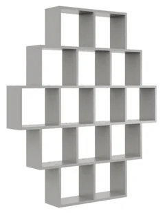 Szary minimalistyczny regał wiszący lub stojący D6-P88 - Regały Szary minimalistyczny regał wiszący lub stojący D6-P88 - Regały - miniaturka - grafika 1