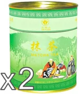 Herbata - Matcha, sproszkowana zielona herbata w puszce 80g x 2 - Tian Hu Shan - miniaturka - grafika 1