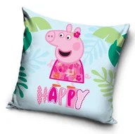 Poszewki na poduszki - Poszewka 40X40 Świnka Peppa Happy Carbotex - miniaturka - grafika 1