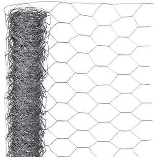 Outsideliving Nature Siatka druciana dla kur, szara, 0,5x5 m, 6050216 - Ogrodzenia - miniaturka - grafika 1