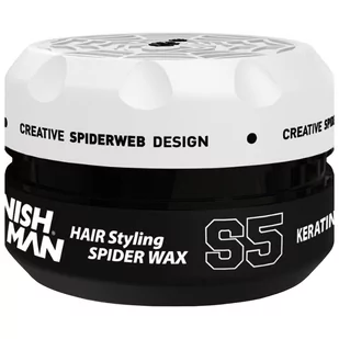 NISHMAN SPIDER WAX S-5 POMADA WŁÓKNISTA 150ML - Pomada do włosów - miniaturka - grafika 1