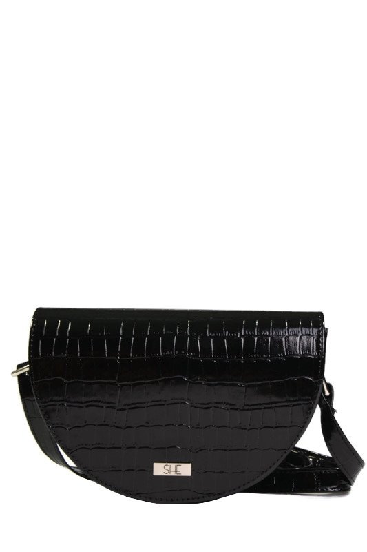 Czarna mała listonoszka półksiężyc krokodyl